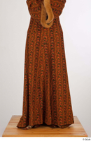  Photos Woman in Historical Dress 34 15th century Historical clothing brown dress skirt 0001.jpg
